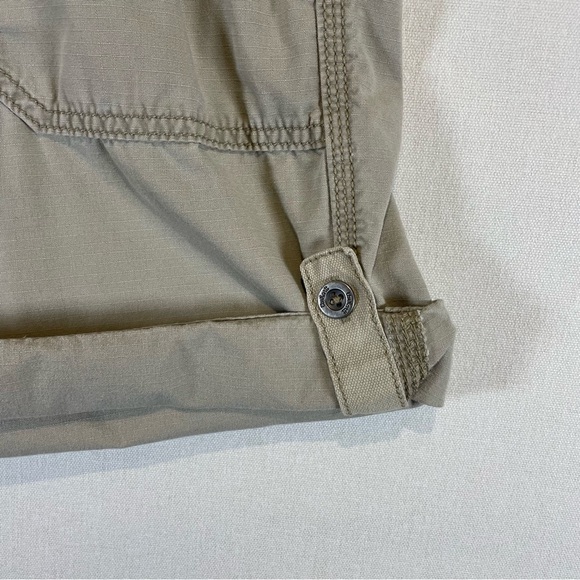 Carhartt Women’s Cargo Shorts Tan Khaki Relaxed Fit Size 14 Cotton - Picture 7 of 12